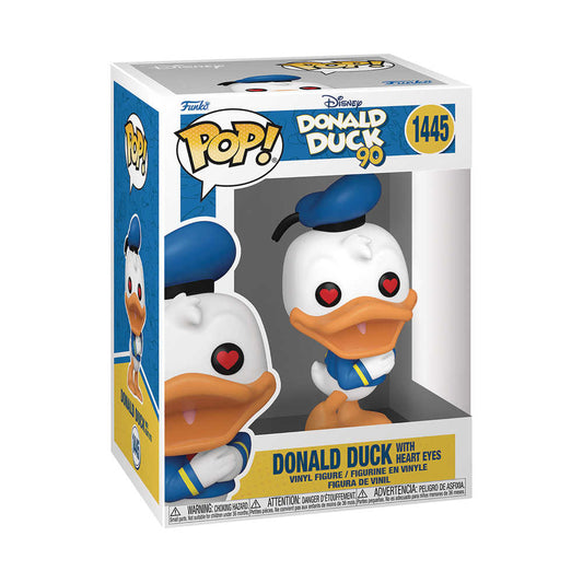 Pop Disney Donald Duck 90th Donald Duck Heart Eyes Vinyl Figure (