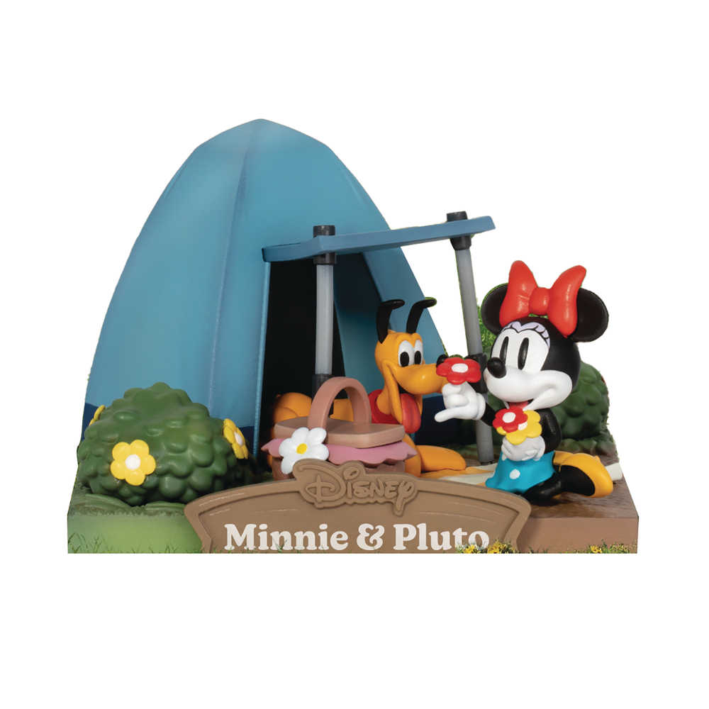 Disney Campsites Ser Ds-146 Minnie & Pluto Staging Statue (N