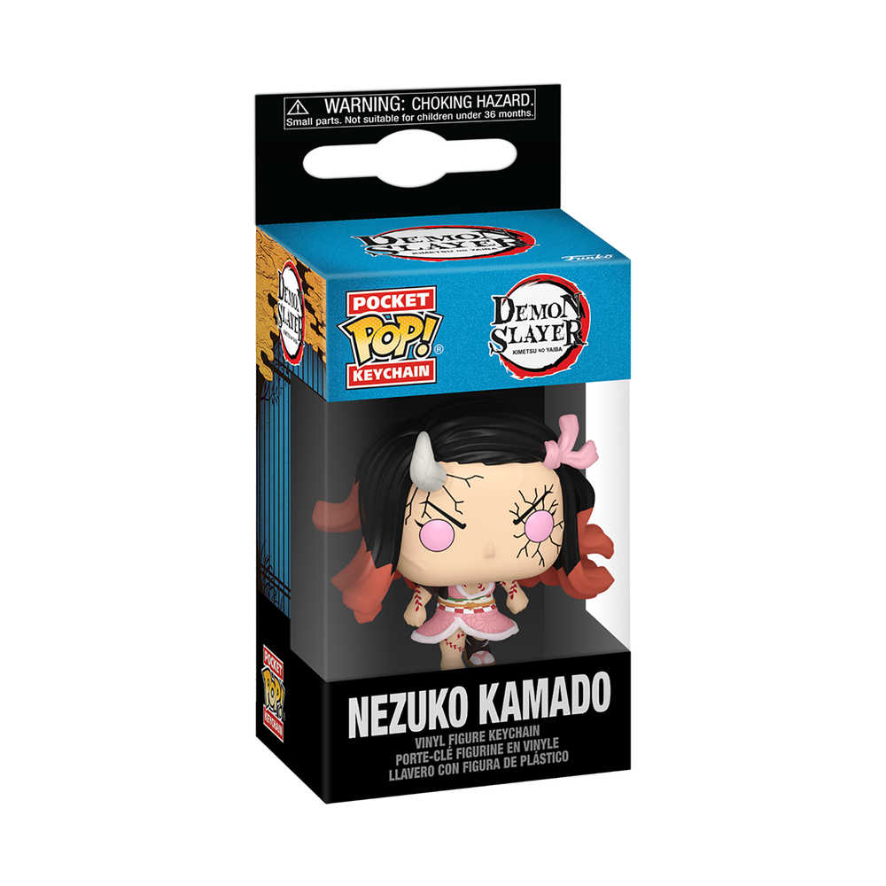 Pop Keychain Ds Nezukodemon Form Vinyl Figure