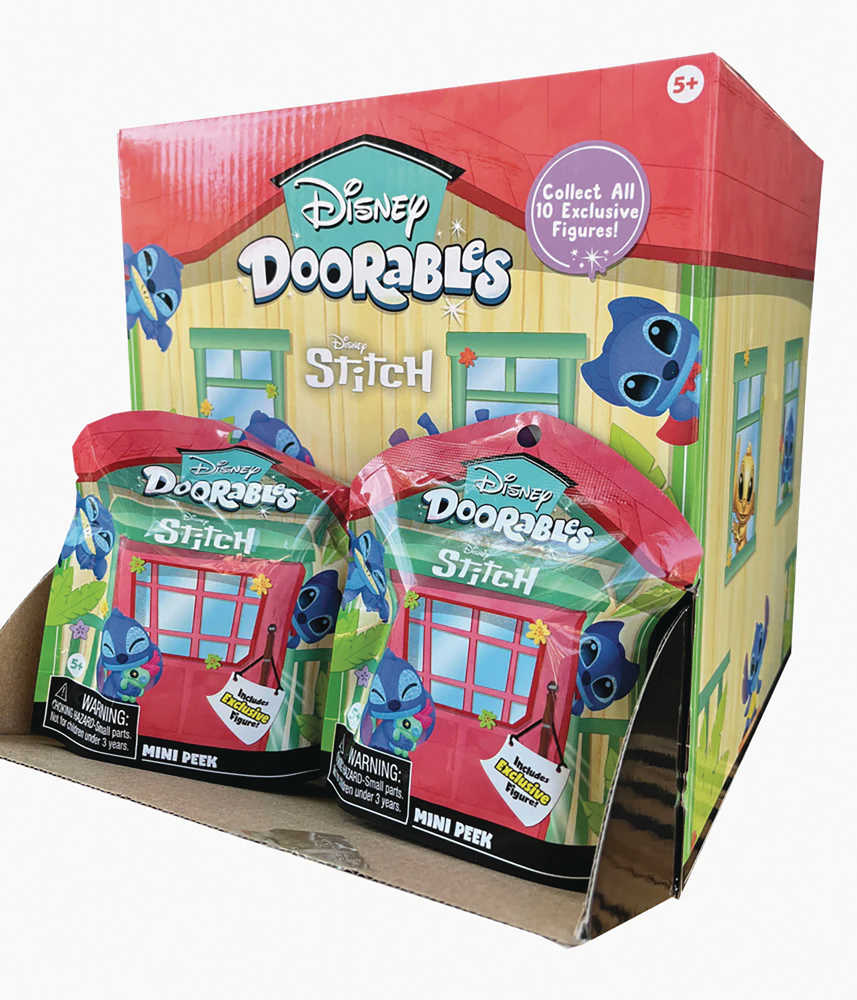 Disney Doorables Flocked Stitch Blind Mystery Box