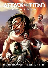 Attack on Titan Omnibus 3 in 1 Volume 10-12
