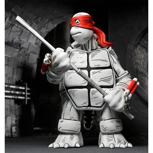Teenage Mutant Ninja Turtles Mirage Comics Black & White First Turtles Action Figure 2-Pack