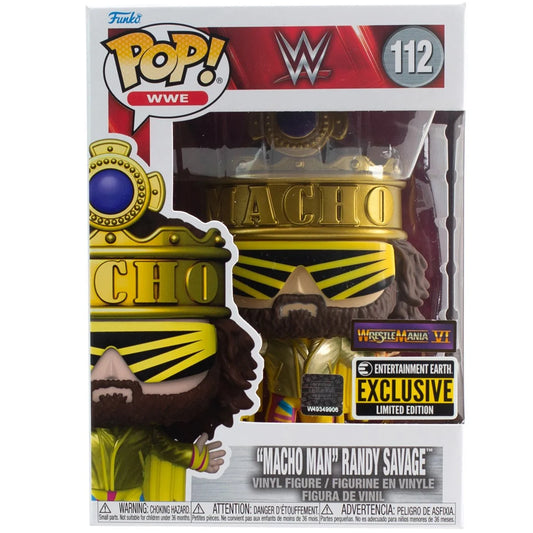 WWE King Macho Man Metallic Pop! Vinyl Figure - EE Exclusive