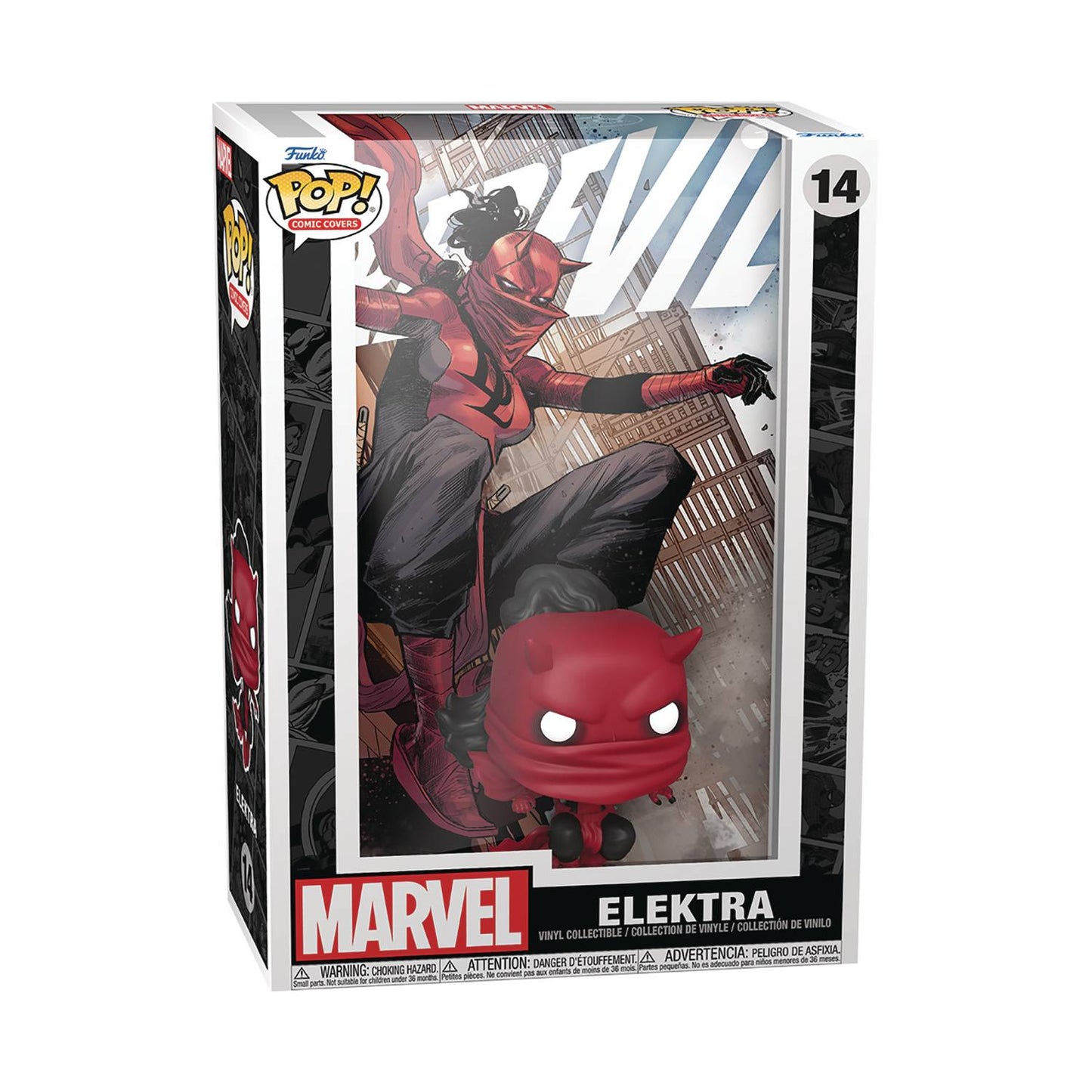 POP COMIC COVERS MARVEL ELEKTRA AS DAREDEVIL