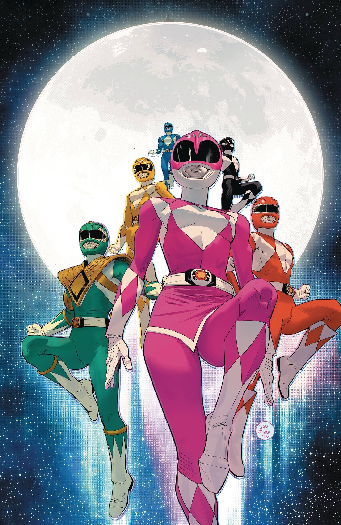 MIGHTY MORPHIN POWER RANGERS THE RETURN #1 (OF 4) UNLOCKABLE MORA