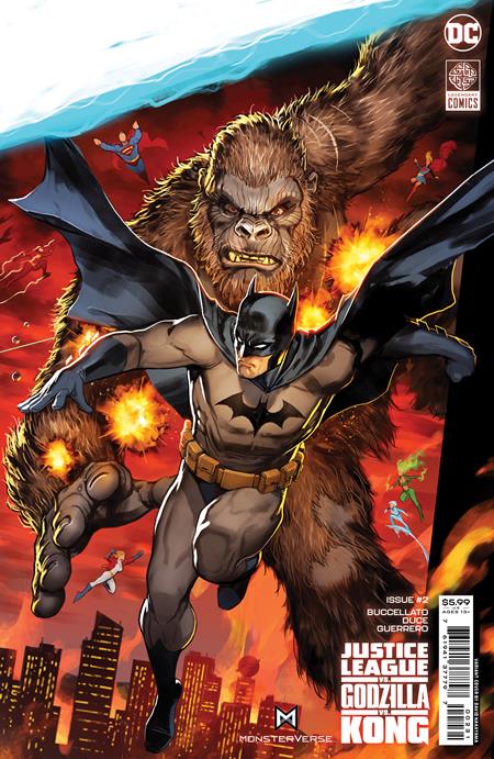 JUSTICE LEAGUE VS GODZILLA VS KONG #2 (OF 6) | SELECT VARIANT COVERS | 2023