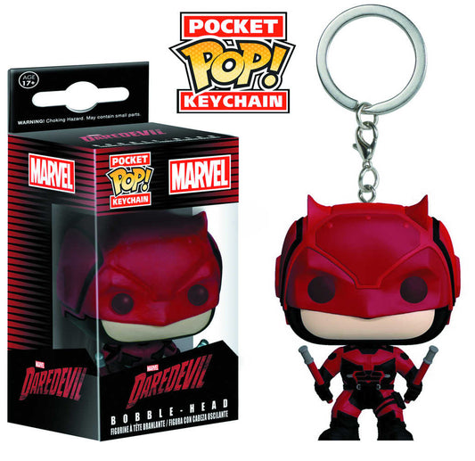 Pocket Pop Daredevil TV Daredevil Red Suit Vinyl Figure Keychain