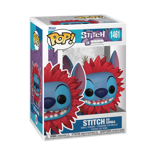 Pop Disney Stitch Costume Simba Vinyl Figure