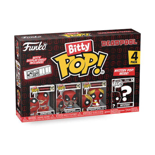 Bitty Pop Deadpool Dinopool 4pk