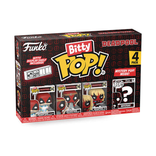 Bitty Pop Deadpool Sleepover 4pk