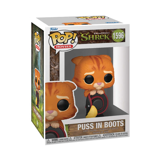 Pop Movies Shrek Dreamworks 30th Puss In Boots Vinyl Figure