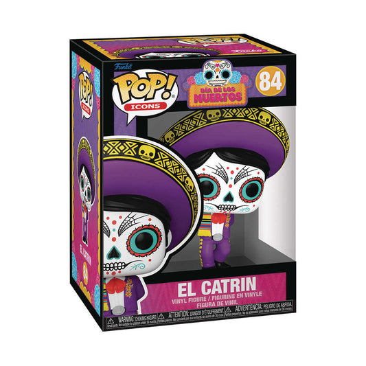 Pop Icon El Catrin Dia De Los Muertos Vinyl Figure