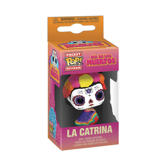 Pop Keychain Icon La Catrina Dia De Los Muertos Vinyl Figure