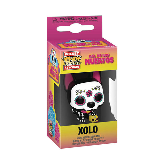 Pop Keychain Icon Xolo Dia De Los Muertos Vinyl Figure