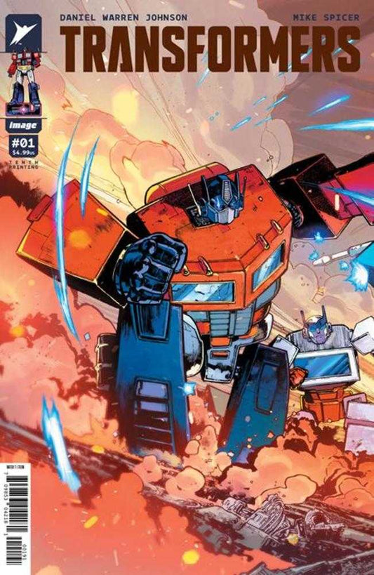 Transformers #1 10th Printing Cover I Optimus Prime Connecting Variant