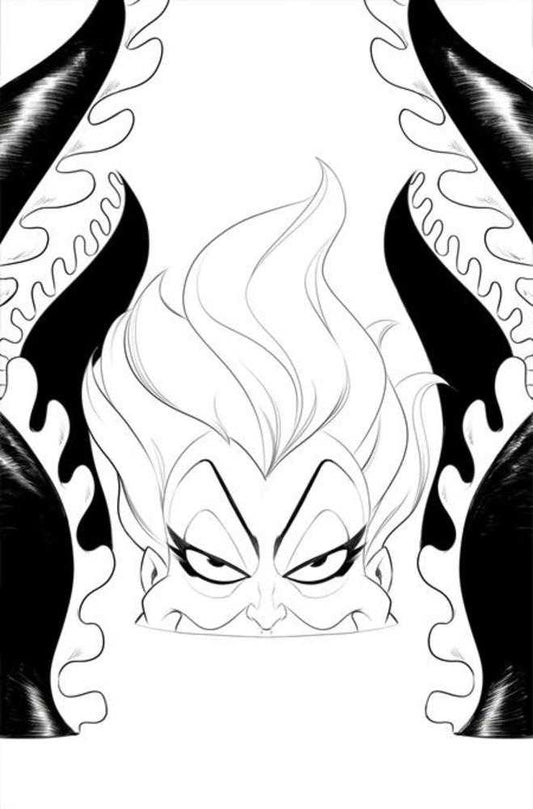 Disney Villains Ursula #2 Cover I Inc 1:15 Robert Quinn Line Art Full Art Variant