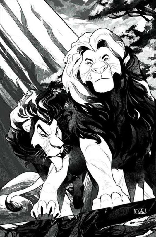 Lion King #3 Cover J Inc 1:5 Bonus Edwin Galmon Line Art Full Art Variant