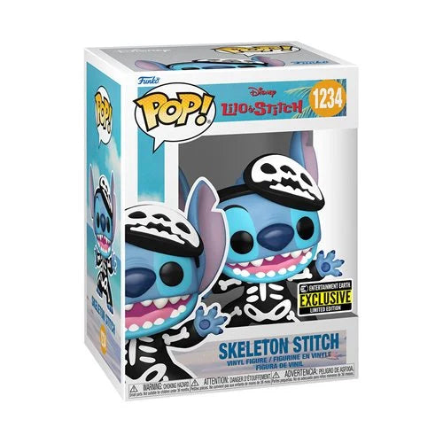 Lilo & Stitch Skeleton Stitch Pop! Vinyl Figure - Entertainment Earth Exclusive
