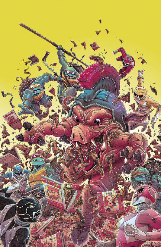 MMPR X TMNT III #1 K 1 in 100 Variant Edition Variant (Full Art, Foil, Stokoe)