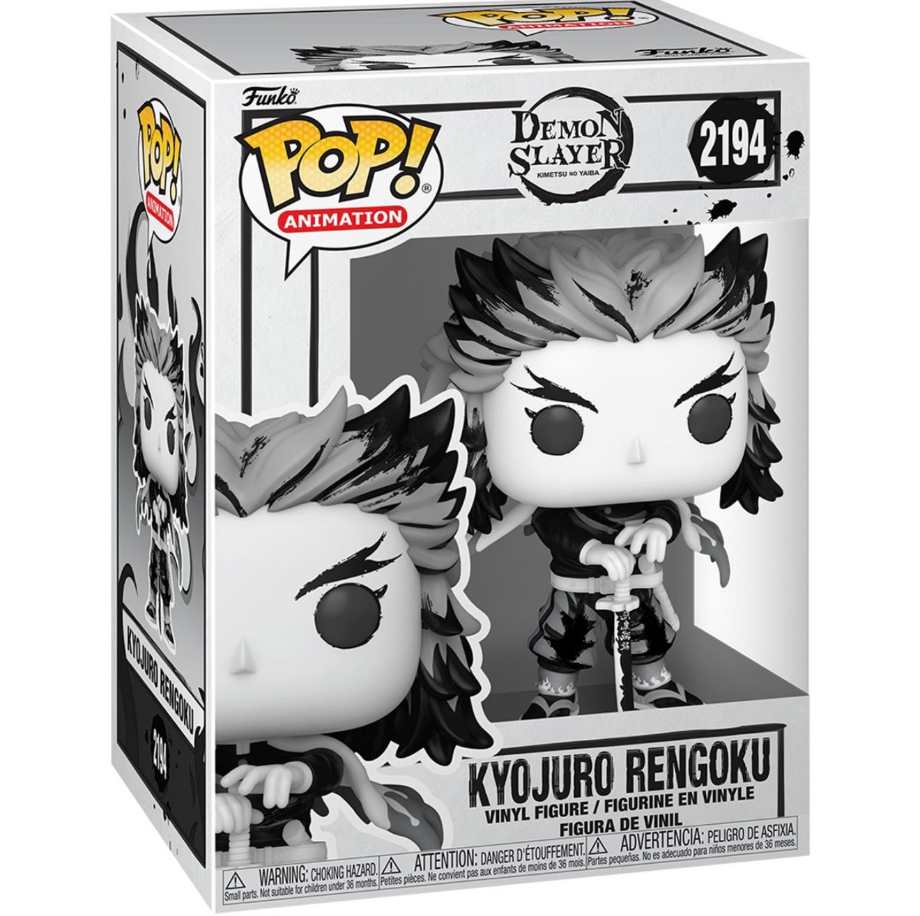 Demon Slayer Kyojuro Rengoku Sumi-Ink Funko Pop! Vinyl Figure