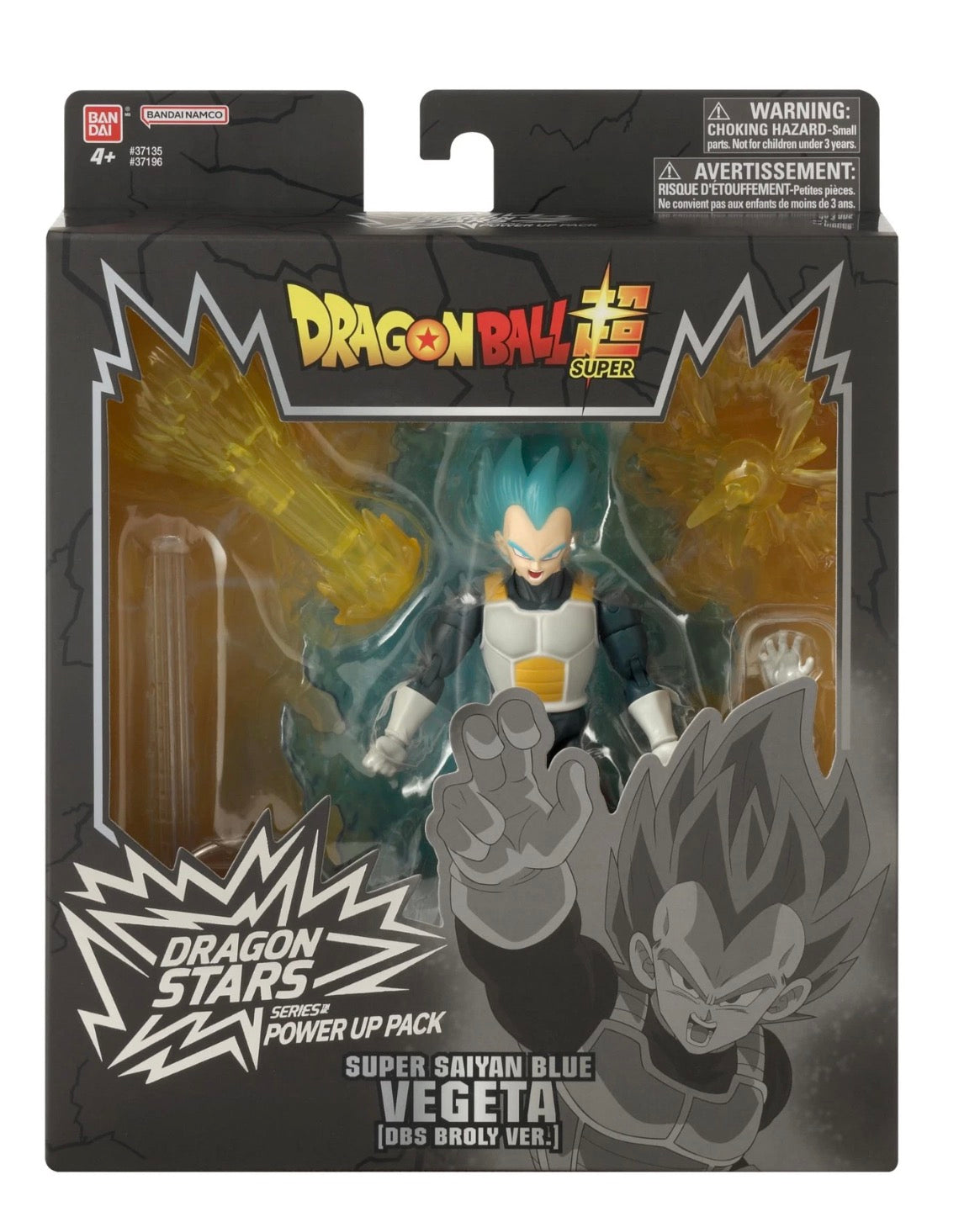 Dragon Stars Series - Dragon Ball Super - Super Saiyan Blue Vegeta, Power Up Pack