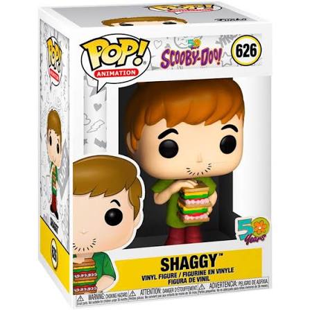 Pop Animation Scooby Doo Shaggy With Sandwich Vinyl Figure