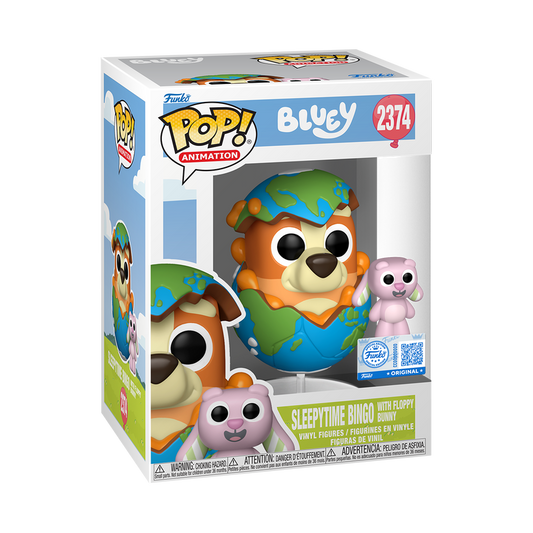 Bluey Sleepytime Bingo with Floppy Bunny Funko Pop! Specialty Series