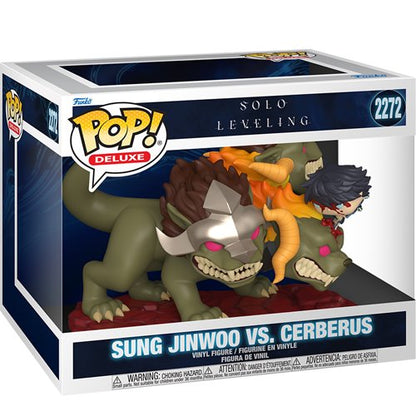Solo Leveling Jinwoo Vs. Cerberus Deluxe Funko Pop!