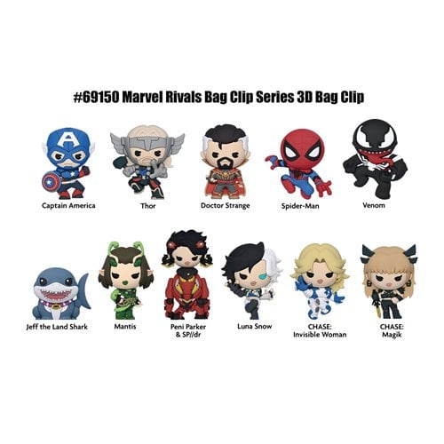 Marvel Rivals Series 1 3D Foam Bag Clip