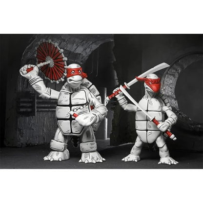 Teenage Mutant Ninja Turtles Mirage Comics Black & White First Turtles Action Figure 2-Pack