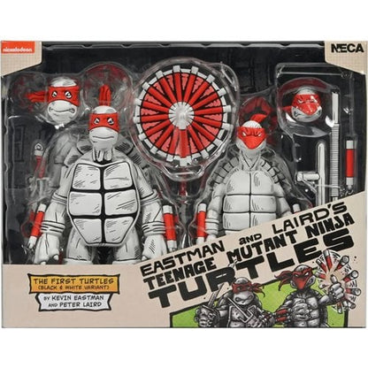 Teenage Mutant Ninja Turtles Mirage Comics Black & White First Turtles Action Figure 2-Pack