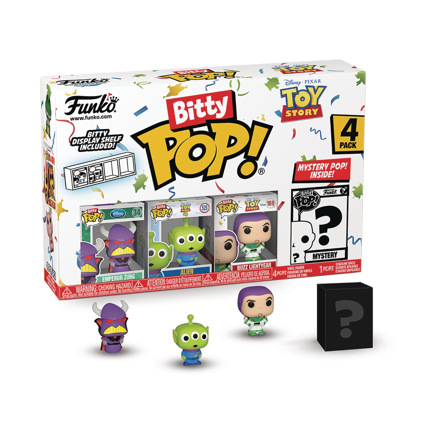 Bitty Pop Toy Story Zurg 4pk Figure