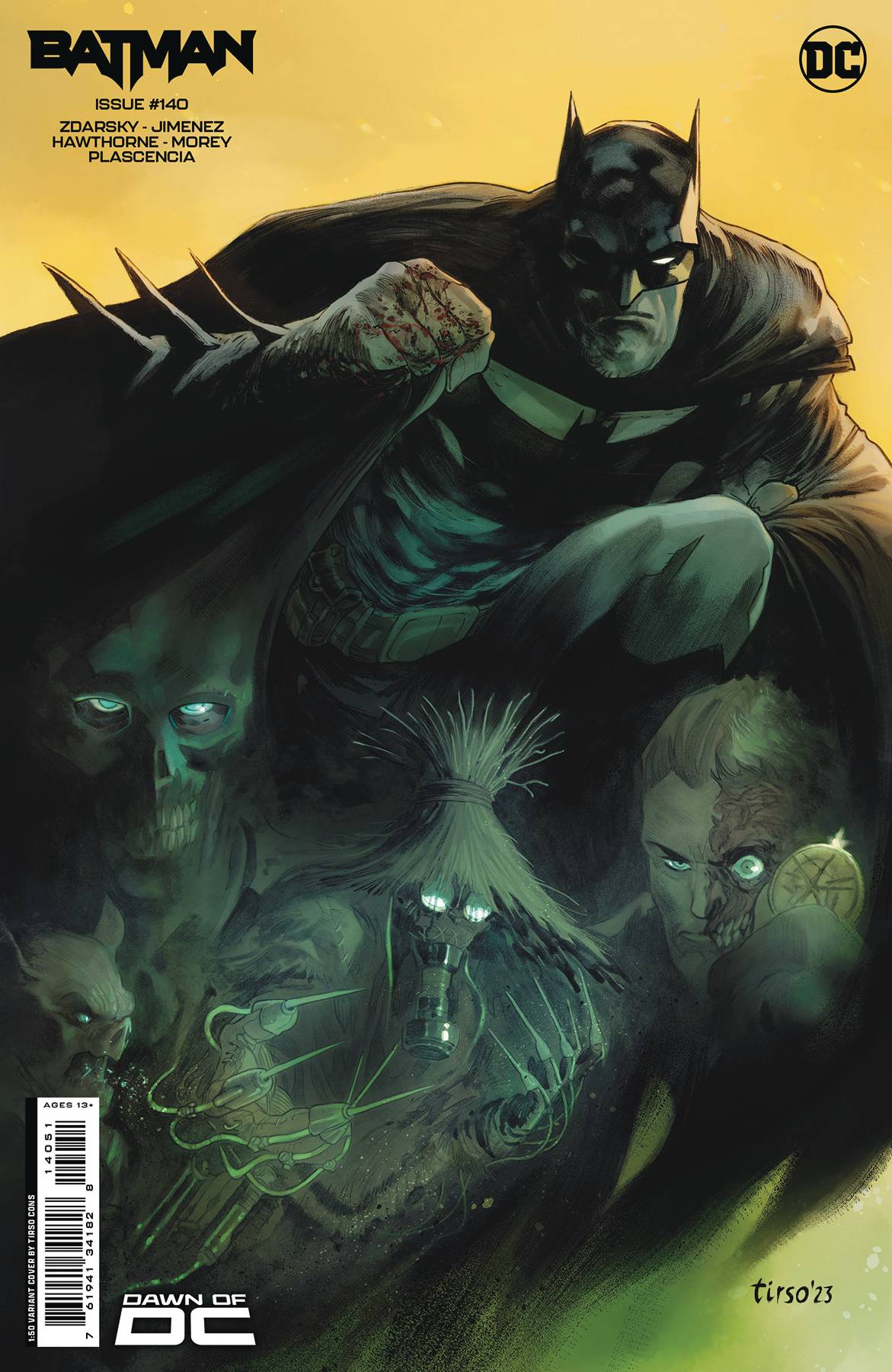 BATMAN #140 | SELECT VARIANT COVERS | 2023