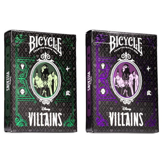 Playing Cards: Bicycle: Villains Green/Purple Mix