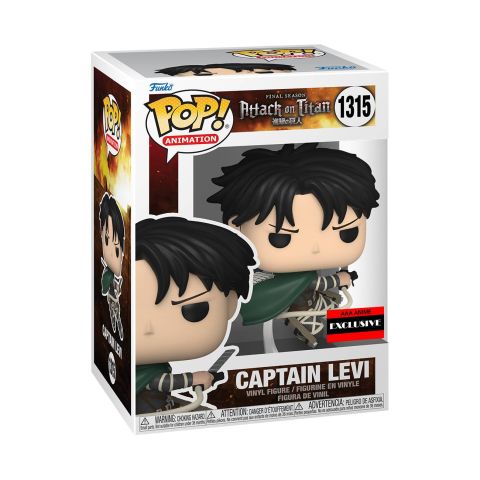 Attack on Titan S4: Captain Levi Ackerman Pop Figure (AAA Anime Exclusive)