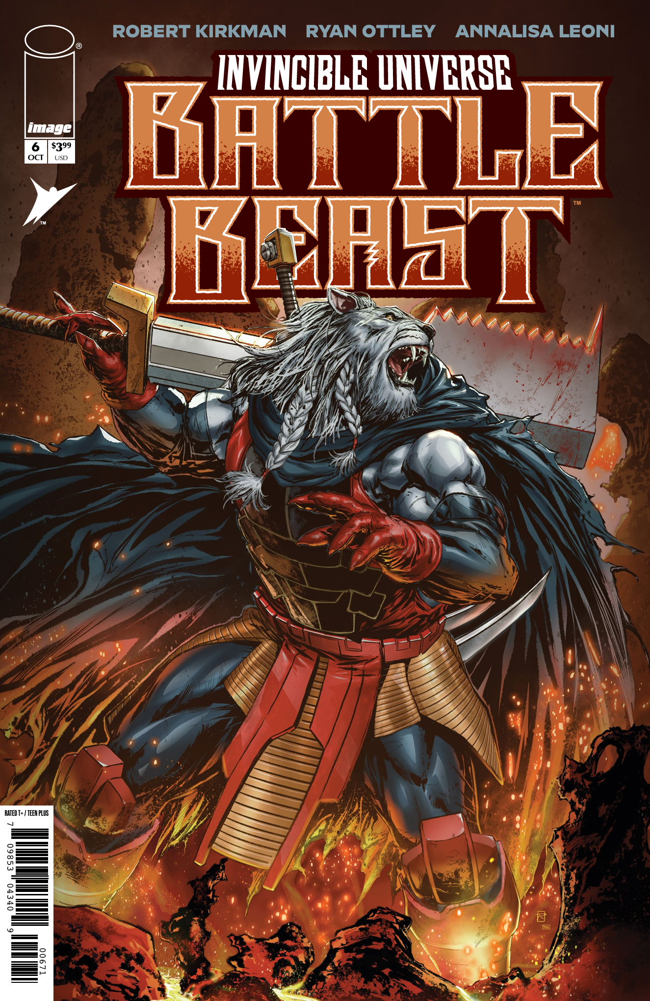 INVINCIBLE UNIVERSE BATTLE BEAST #6 Maximus Books Retailer Exclusive - Raymond Gay