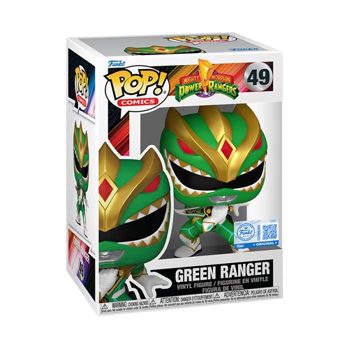 Power Rangers  Green Ranger
Mighty Morphin Power Rangers Green Ranger Funko Pop! Vinyl Figure #49 - Entertainment Earth Exclusive