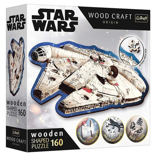 Star Wars: Woodcraft: Millennium Falcon 160 Piece