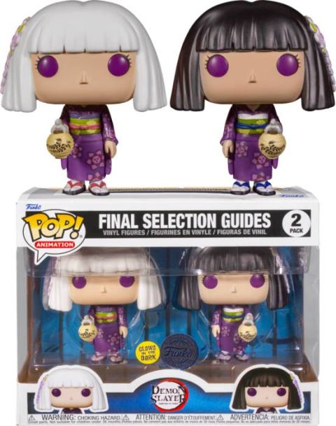 Demon Slayer: Final Selection Guides (Kiriya and Kanata) (GITD) Pop Figure (2-Pack) (Special Edition)