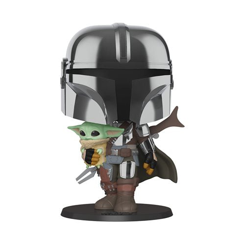 Star Wars: The Mandalorian Chrome 10-Inch Funko Pop!