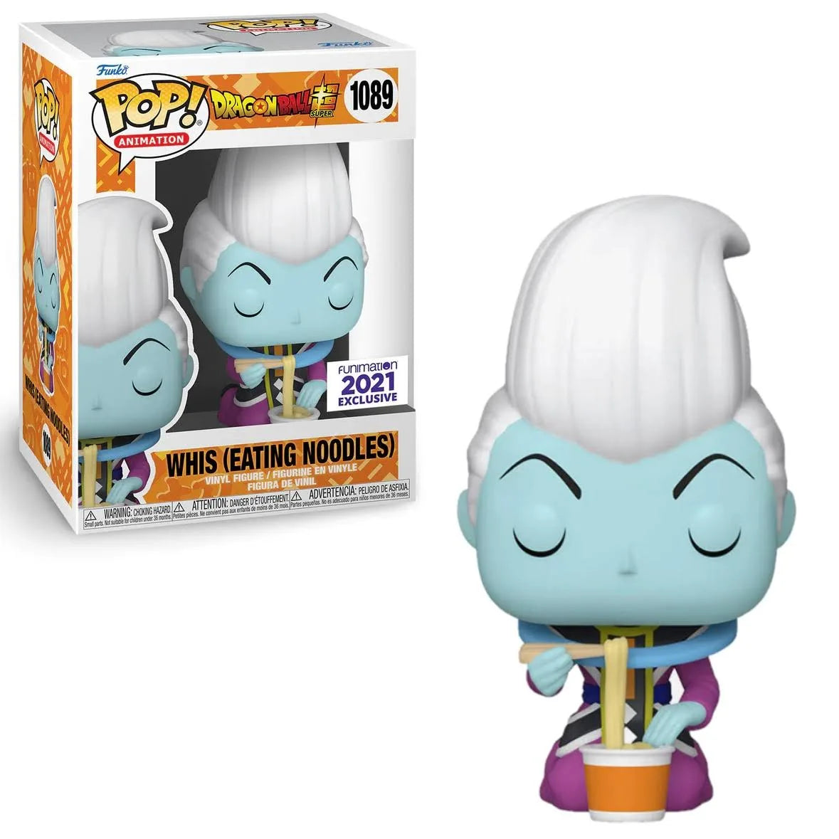 Funko Pop! Dragon Ball Z #1089- Whis Eating Noodles Exclusive Figure