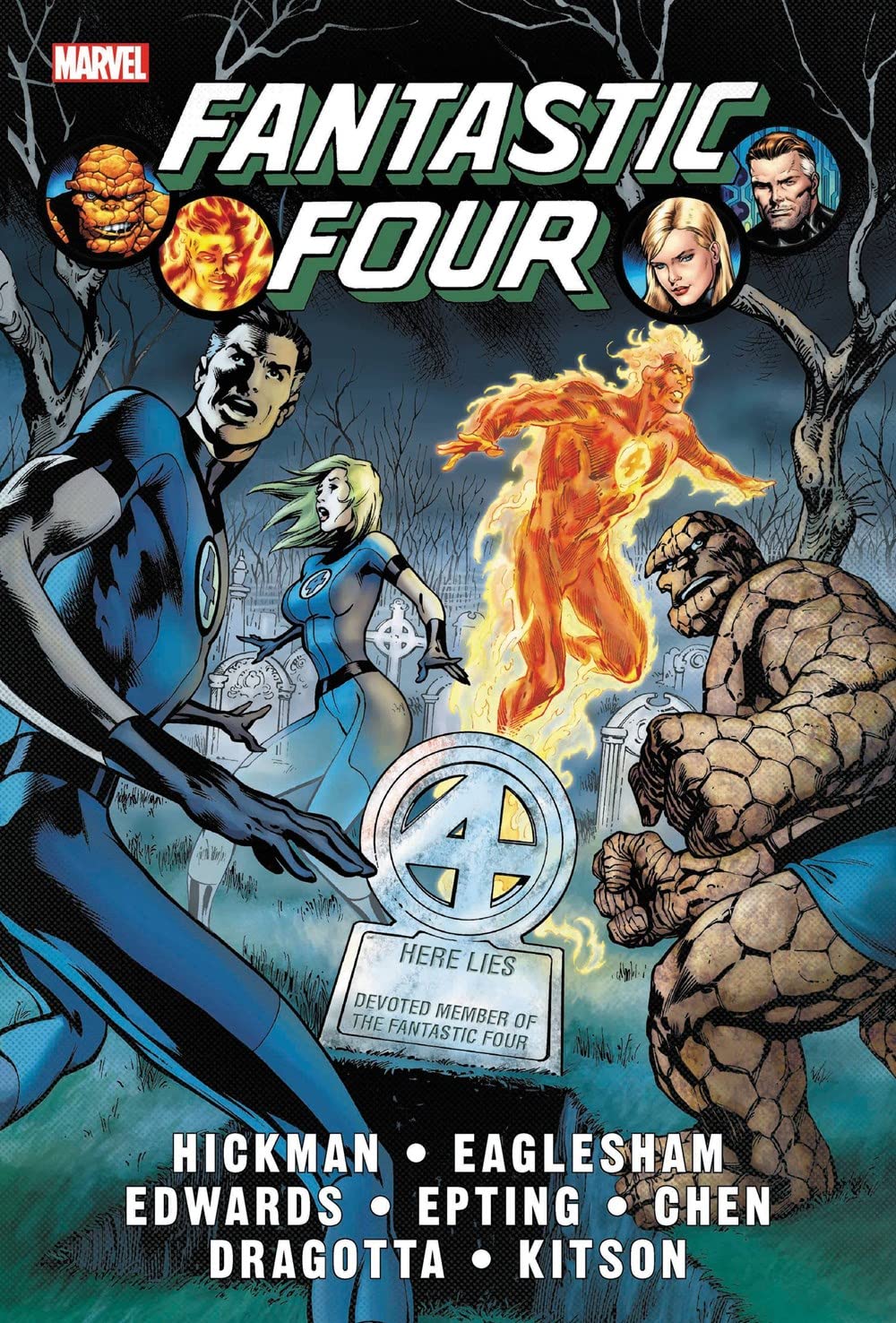 FANTASTIC FOUR HICKMAN OMNIBUS HC VOL 01 DAVIS Cover