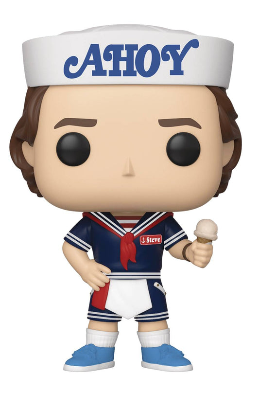 POP TV STRANGER THINGS STEVE W/ HAT AND ICE CREAM VIN FIG