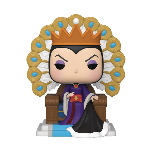 POP DELUXE DISNEY EVIL QUEEN ON THRONE VIN FIG