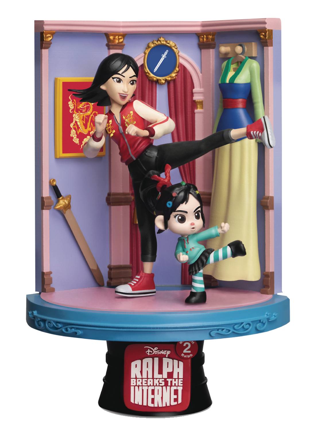 WRECK-IT RALPH 2 MULAN D-STAGE SERIES 6IN STATUE