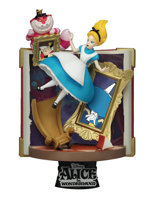 DISNEY STORY BOOK SER ALICE D-STAGE 6IN STATUE