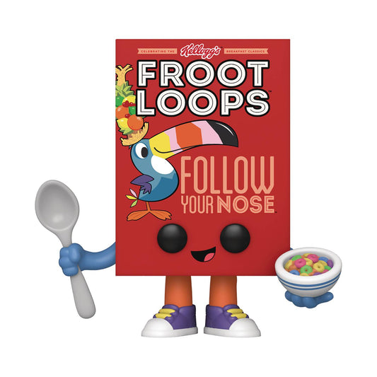 POP KELLOGGS FROOT LOOPS CEREAL BOX VINYL FIG (C: 1-1-2)