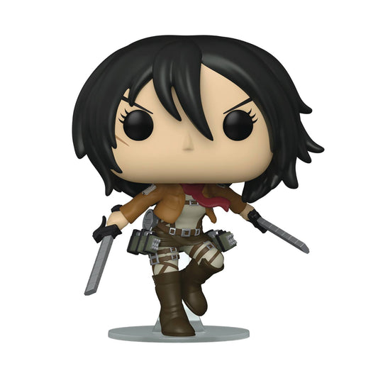 POP ANIMATION AOT S3 MIKASA ACKERMAN W/ SWORDS VIN FIG