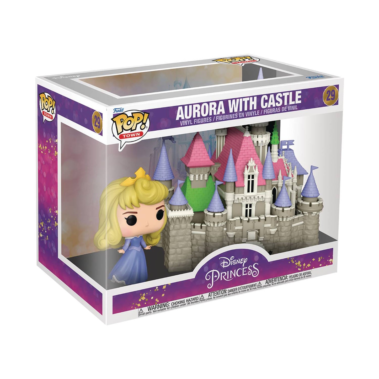 POP TOWN ULTIMATE PRINCESS PRINCESS AURORA W/ CASTLE VIN FIG