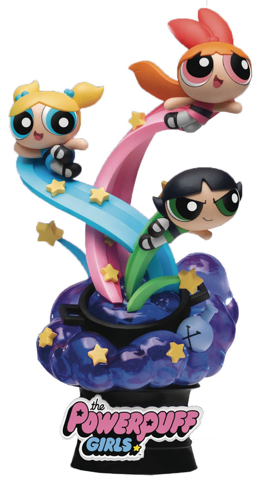 POWERPUFF GIRLS THE DAY IS SAVED D-STAGE STATUE